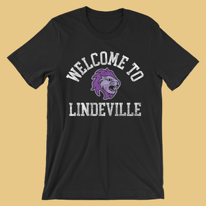 Welcome to Lindeville Black Unisex Tee - YOUTH