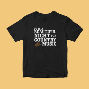 A Beautiful Night For Country Music Tee